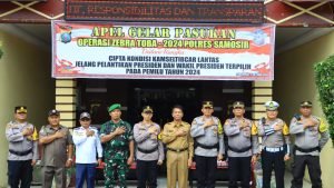 Polres Samosir Gelar Operasi Zebra Toba 2024, Jelang Pelantikan Presiden dan Wakil Presiden Terpilih