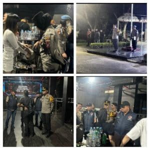 Polres Binjai Lakukan Razia Gabungan Tempat Hiburan Malam New Blue Star