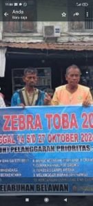 Sat Lantas Polres Pelabuhan Belawan Gelar Sosialisasi Ops Zebra Toba 2024 di Jalan Sumatera