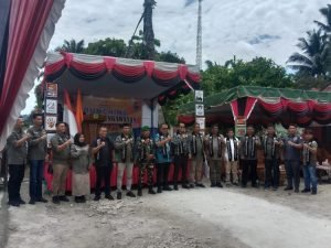 Bawaslu Sumut Hadiri Lounching Kampung Pengawasan di Desa Sidomulio