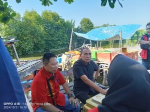 Wong Chun Sen Tarigan Dampingi Edy Rahmayadi Tinjau Dapur Umum Korban Banjir Rob di Medan Labuhan