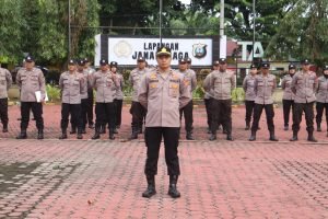 Polres Langkat Gelar Apel Siaga I untuk Pengamanan Pelantikan Presiden dan Wapres 2024