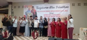 Masyarakat Gembira Sambut Syukuran Pelantikan H. Chairuddin Singarimbun, SH. Sebagai Anggota DPRD Deli Serdang Periode 2024-2029