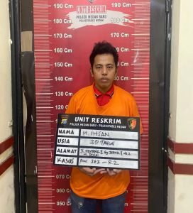 Polsek Medan Baru Tangkap Maling Motor Parkir di Pelataran Masjid Al Jihad