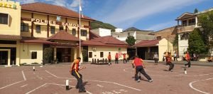 Polres Samosir Ikuti Tes Kesamaptaan, Evaluasi Ketahanan Fisik