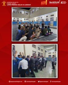 Pastikan Zero Halinar, Lapas Pemuda Langkat Gelar Razia Mendadak