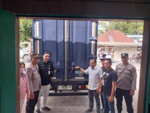 Dari Belawan ke Samosir, Polres Samosir Amankan Distribusi Kertas Surat Suara Pilkada