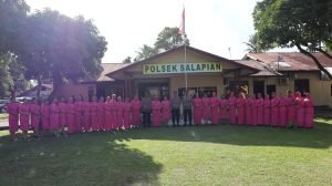Kunjungan Kerja Kapolres Langkat ke Polsek Salapian