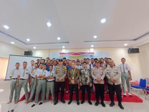Polsek Medan Tuntungan Penyuluhan Narkoba dan Tawuran di SMA Gelora Jaya