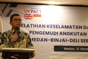 Dishub Sumut bersama UK PACT dan MTI Sumut Gelar Pelatihan Keselamatan berlalu lintas dan Wujudkan Layanan Angkutan Umum yang Inklusif