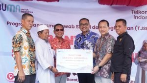 Telkom Bersama BKM Musholla Al-Hidayah Resmikan Penggunaan Sarana Air di Desa Perlis