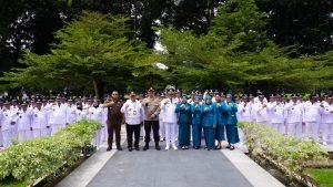 Kapolres Langkat Hadiri Pengukuhan Penambahan Masa Jabatan Kades