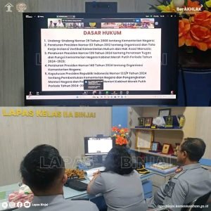 Lapas Binjai Tingkatan Efektivitas anggaran bersama SKB Tiga Menteri