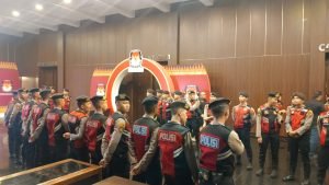 489 Personel Polisi Tersebar di Tiga RingUntuk Pengamanan Ketat Debat Publik II Pilgub Sumut.