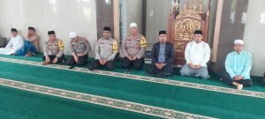 Polres Langkat Gelar Jumat Curhat di Mesjid Jami’ Al Amin Langkat