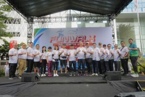 OJK dan Forkom IJK Sumut Gelar Fun Walk Dorong Target Inklusi Keuangan 90% Tahun 2024