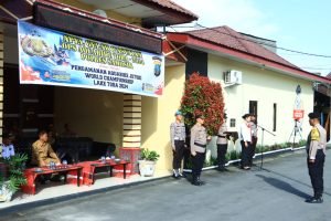 Polres Samosir Gelar Apel Pasukan Operasi Aquabike Toba untuk Pengamanan Kejuaraan Dunia Jetski