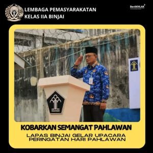 Lapas Binjai Gelar Upacara Peringatan hari pahlawan