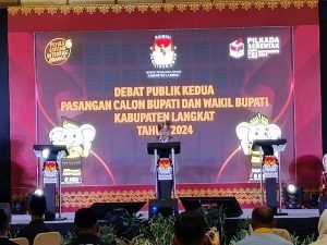 Polres Langkat Melaksanakan Pengamanan Debat Publik Kedua Pilkada Langkat Tahun 2024