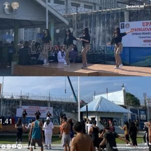 Jaga Imunitas WBP, Lapas Binjai Rutin Gelar Senam Pagi