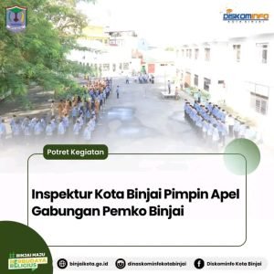Inspektur Kota Binjai Pimpin Apel Gabungan Pemko Binjai