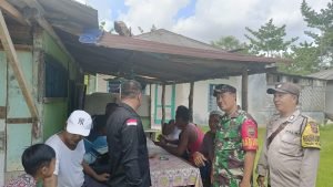 Bhabinkamtibmas dan Babinsa Sosialisasikan Himbauan Kamtibmas di Desa Perlis