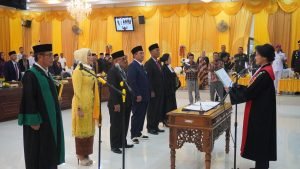 Kapolres Langkat Hadiri Rapat Paripurna Pelantikan Pimpinan DPRD