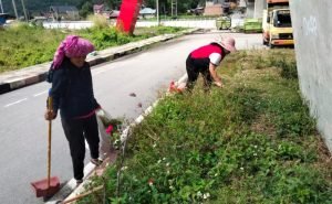 Sambut HUT Ke – 25, DWP Kabupaten Samosir Lakukan Aksi Gotong Royong