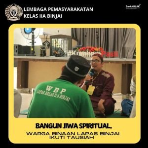 Warga binaan Lapas Binjai Ikuti Tausiah