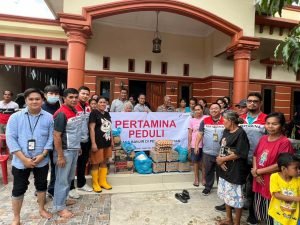 Pertamina Peduli Sigap Ringankan Beban Korban Banjir di Medan