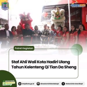 Staf Ahli Wali Kota Hadiri Ulang Tahun Kelenteng Qi Tian Da Sheng