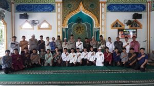 Momen Jumat Curhat, Kapolres Langkat Ajak Masyarakat Terus Jaga Kamtibmas Pasca Pemungutan Suara