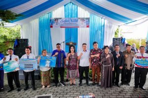 Kedatangan Tim&nbsp; Safari Natal Pemko&nbsp; Medan Disambut&nbsp; Jemaat Gereja Katolik&nbsp; ST Rafael Tembung*