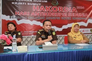 Sambut Hakordia, Kejati Sumut Luhkum di SMA N 14 Medan : Jujur Adalah Langkah Awal Melawan Korupsi