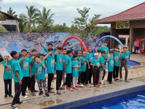 Gathering Sahabat Kebaikan Yatim BSI di Wisata Air Tirta Persada DM Pandeglang, Banten