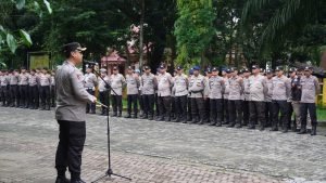 Rekapitulasi Suara Pilkada Serentak 2024, Kapolres Langkat ingatkan Petugas Jangan Lengah
