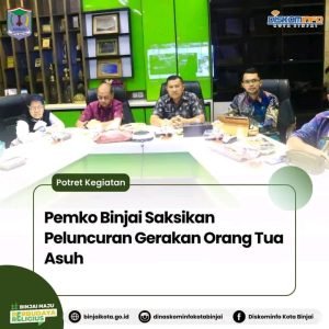 Pemko Binjai Saksikan Peluncuran Gerakan Orang Tua Asuh