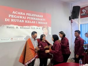 Rutan Kelas I Tanjung Gusta Medan Giat Pelepasan Pegawai Purna Bakti