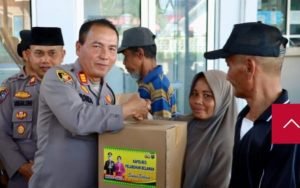 Polres Pelabuhan Belawan Gelar Jumat Curhat dan Berkah di Kantor Camat Belawan