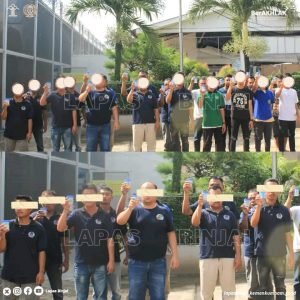 Pastikan Bebas NarkobaLapas binjai LaksanakanTes Urine kepada seluruh Tamping