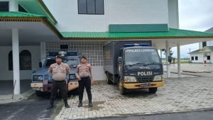 Pasca Pelaksanaan Pilkada Polres Langkat Perketat Kantor Pelaksana Pemilu Antisipasi Gangguan Kamtibmas