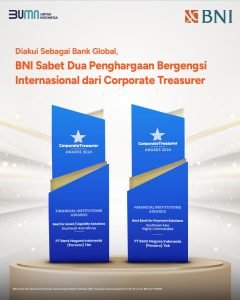 BNI Sabet 2 Penghargaan Bergengsi Internasional dari Corporate Treasurer