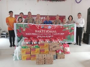 Polda Sumut Gelar Bakti Sosial KKR Natal 2024 Sekaligus Berikan Dukungan Bagi Warga yang Membutuhkan
