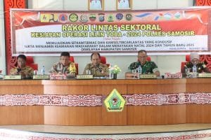 Bupati Samosir Pimpin Rapat Lintas Sektoral Kesiapan Operasi Lilin Toba