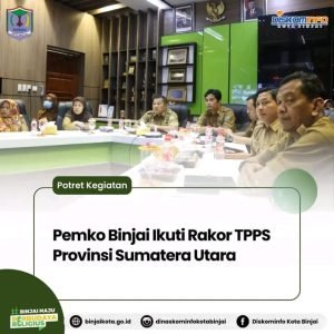 Pemko Binjai Ikuti Rakor TPPS Provinsi Sumatera Utara