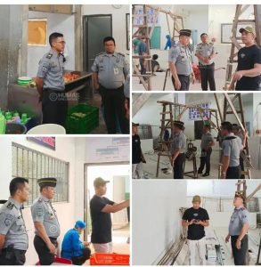 Wujudkan Dapur yang Sehat, Kepala Lapas Narkotika Langkat Kontrol Langsung Kondisi Dapur Warga Binaan