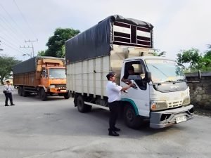Sambut Nataru, Dishub Sumut Bersama BPTD Sosialisasikan Pembatasan Kendaraan Angkutan Barang