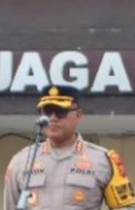 Kapolrestabes Medan Kombes Pol Gidion Arif Setyawan Pimpin Apel Pagi Jelang Perayaan Nataru