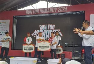 BSI Maslahat Hadir di Run For Humanity dan Terima Amanah Penyaluran Bantuan Palestina