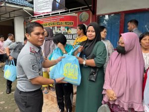 Rutan Medan Ikuti Kegiatan Panen Raya dan Penyerahan Bantuan Sosial Serentak UPT Pemasyarakatan bersama Menteri IMIPAS Secara Virtual.